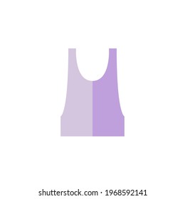 Gym Tank Top Vector Conceptual Icono de diseño eps10