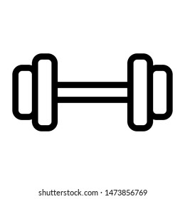 gym thin line vector icon