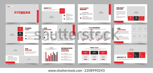 Gym Trainer \
and Fitness Presentation Template\
