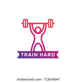 gym training vector illustration on white