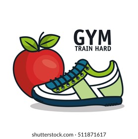 gym traininig hard isolated icons