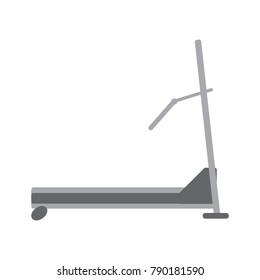 Gym treadmill machine icon