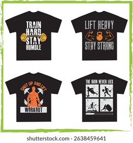 gym t-shirt design | t-shirt design for pod