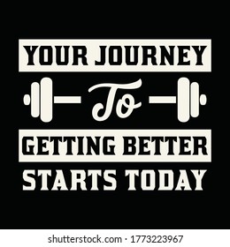 Diseño de camisetas de gimnasio con apariencia simple