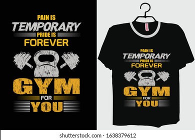 Gym T-shirt Design Template Vector And Fitness workout T-Shirt Design, Gym Typography vector Illustration.