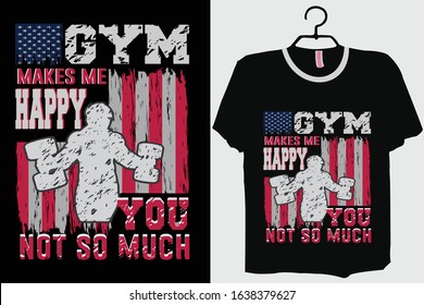 Gym T-shirt Design Template Vector And Fitness workout T-Shirt Design, Gym Typography vector Illustration.