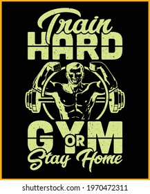 Gym t-shirt design - vector design