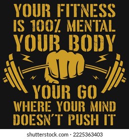 Gym tshirt design vector design 