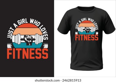 Gym t-shirt design and vector