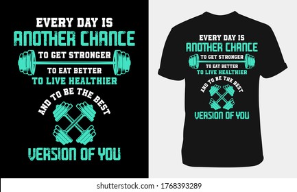 gym t-shirt design-gym vector artwork-inspirational quotes for gym lover