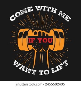 Gym T-shirt Vector Template Design