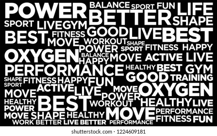 GYM Typography Design