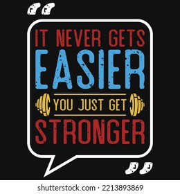 Gym typography tshirt design vector design 