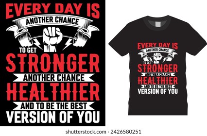 Gym typography vector t shirt design. Fitness training and Gym Motivational Quotes vector t shirt design. Gym t-shirt, Exercise t shirt, Fitness shirt, poster, banner, cards, pod
