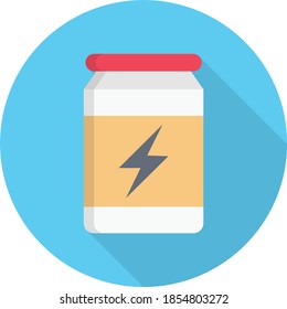 icono de vector de gimnasio de color plano 