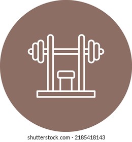 Gym vector icon. Can be used for printing, mobile and web applications.