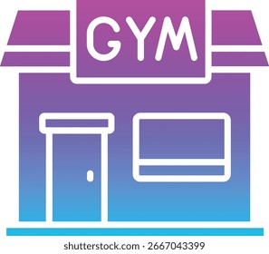 Gym vector icon. Can be used for printing, mobile and web applications.