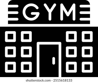 Gym Vector Icon Design Illustration