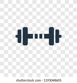 Gym vector icon isolated on transparent background, Gym transparency logo concept