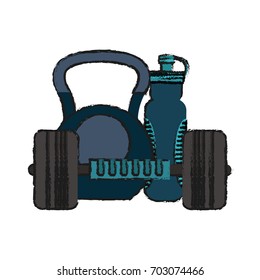 gym vector illustration