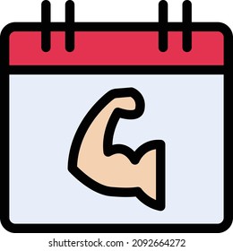 ilustración de gym Vector sobre un fondo transparente. Símbolos de calidad premium. Icono vectorial de trazo para el concepto y diseño gráfico.