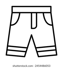 Gym Vektorgrafik Line Icon Design