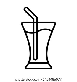 Gym Vector Line Icon Design