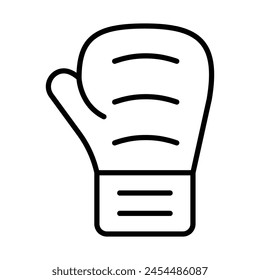 Gym Vector Line Icon Design