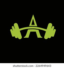 Gym or A vector modern logo design