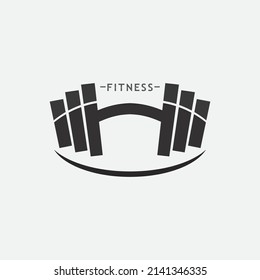 GYM Vector object and Icons for Sport Label, Gym Badge, Fitness Logo Design