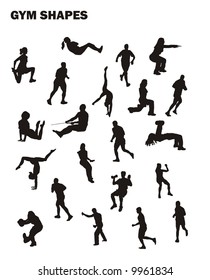 gym vector shapes