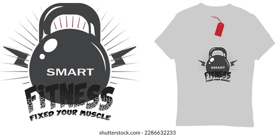 The gym vector t-shirt design file