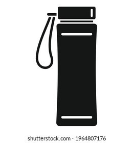 Gym water bottle icon. Simple illustration of Gym water bottle vector icon for web design isolated on white background