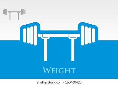 Gym Weight. Eps-10