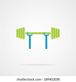 Gym Weight. Eps-10