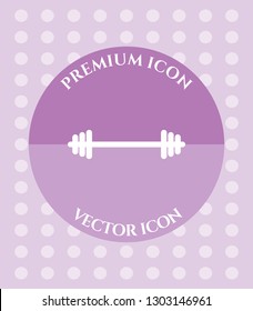 Gym Weight Icon for Web. Application, Software & Graphic Design.