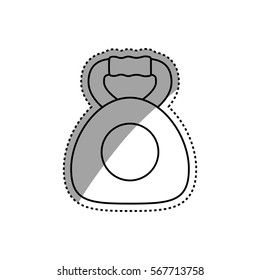 Gym weight isolated icon vector illustration graphic design