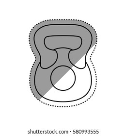 Gym weight isolated icon vector illustration graphic design