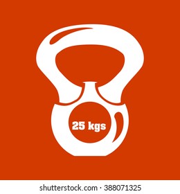 gym weight  sign  icon