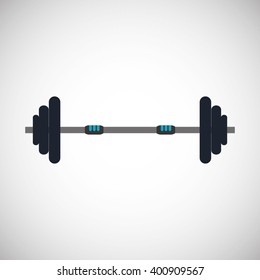 Gym and weights icon design , vector illustration