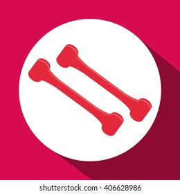 Gym and weights icon design , vector illustration