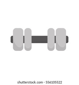 Gym weigth dumbbell icon vector illustration graphic design