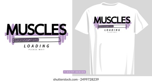Gym workout fitness motivation concept, motivational quote typography and barbell. Vector illustration design.