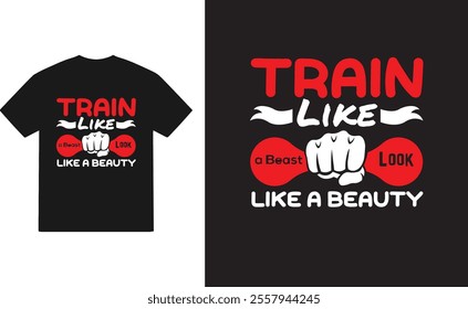 Gym, workout, fitness, quotes t shirt design