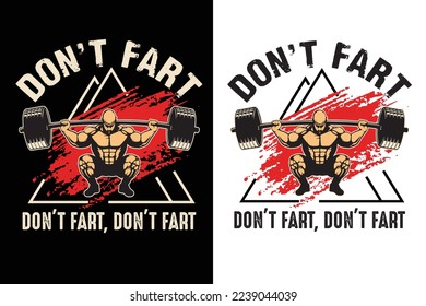 Gym Workout Fitness Tshirt T-Shirt design vector