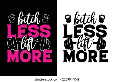 Gym Workout Fitness Tshirt T-Shirt design vector