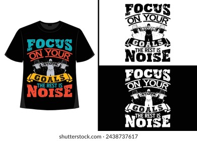 Gym Workout Fitness T-shirt Design
