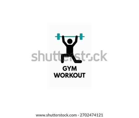 Gym workout icon vector design illustration