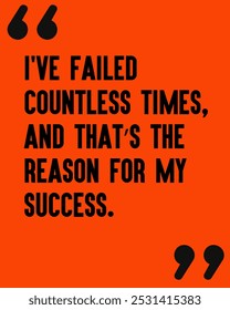 Gym workout motivation quote -"I've failed countless times, and that’s the reason for my success. ", Fuel Your Fitness Journey: Inspiring Gym Workout Motivation Quotes to Push You Beyond Limits