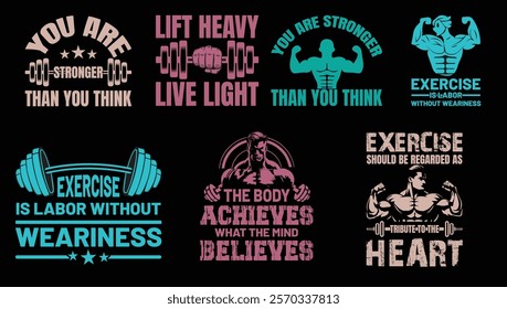 Gym-Fitness T-shirt Design- Fitness T-shirt Design